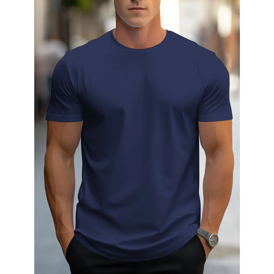 Brian - Klassisches Herren-T-Shirt mit Kurzarm