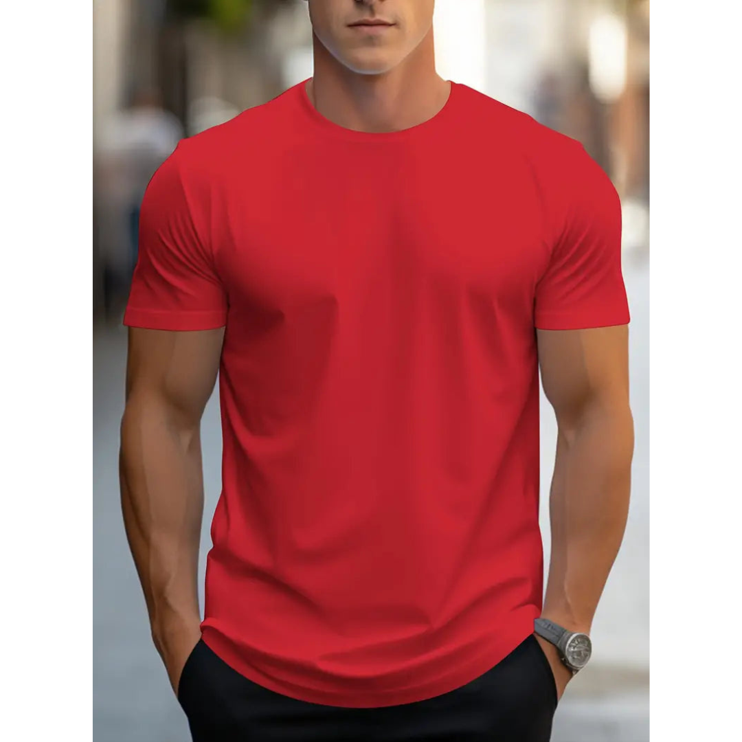Brian - Klassisches Herren-T-Shirt mit Kurzarm