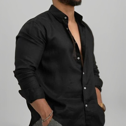 Kurt - Stilvolles Herrenhemd mit langen Ärmeln