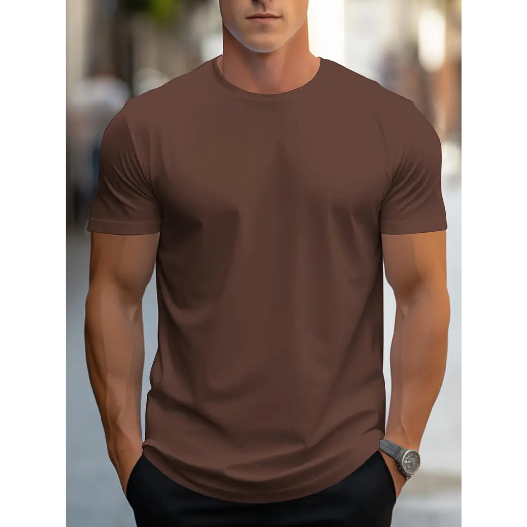 Brian - Klassisches Herren-T-Shirt mit Kurzarm