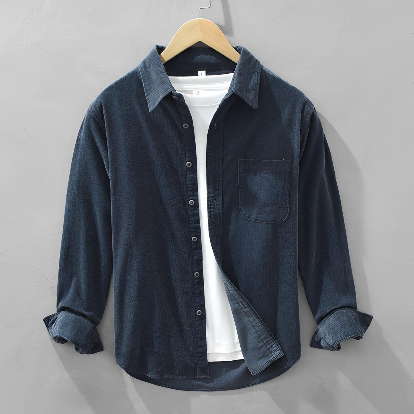 Aiden - Entspanntes Langarmhemd für Herren