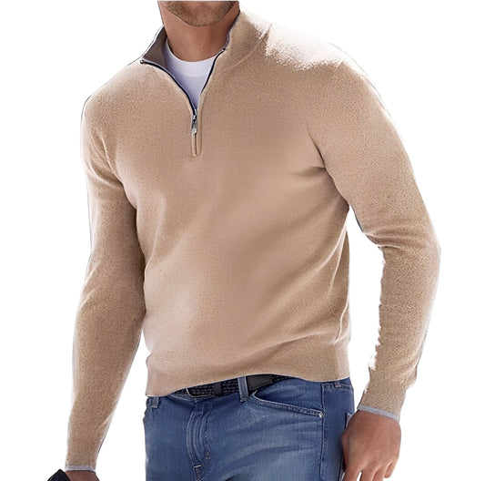 Eliott – Herrenpullover mit Reißverschluss und modernem Design