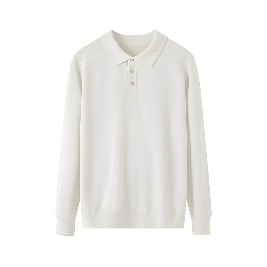 Anton - Entspannter Wollpullover mit Reverskragen für Herren