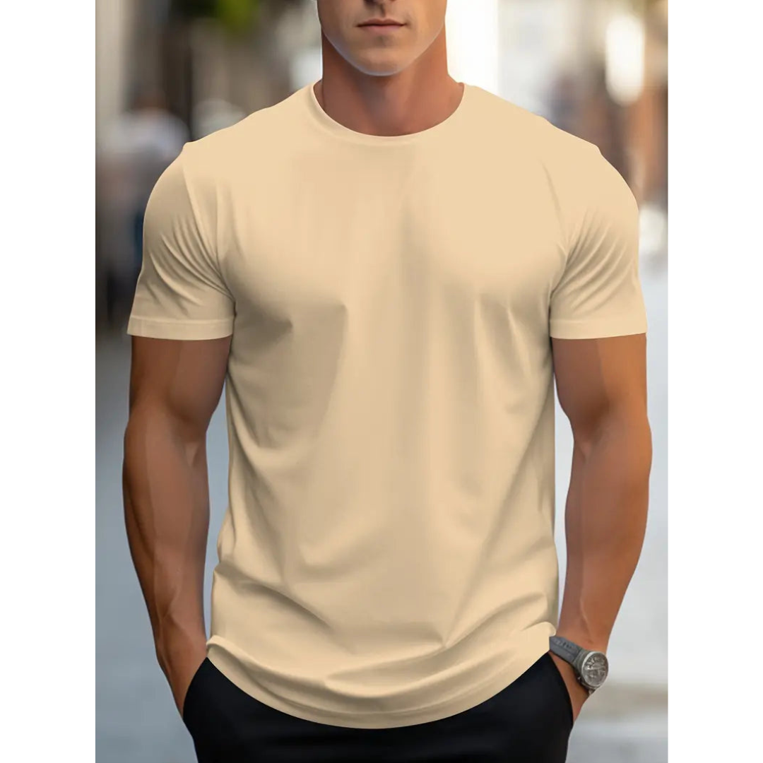 Brian - Klassisches Herren-T-Shirt mit Kurzarm