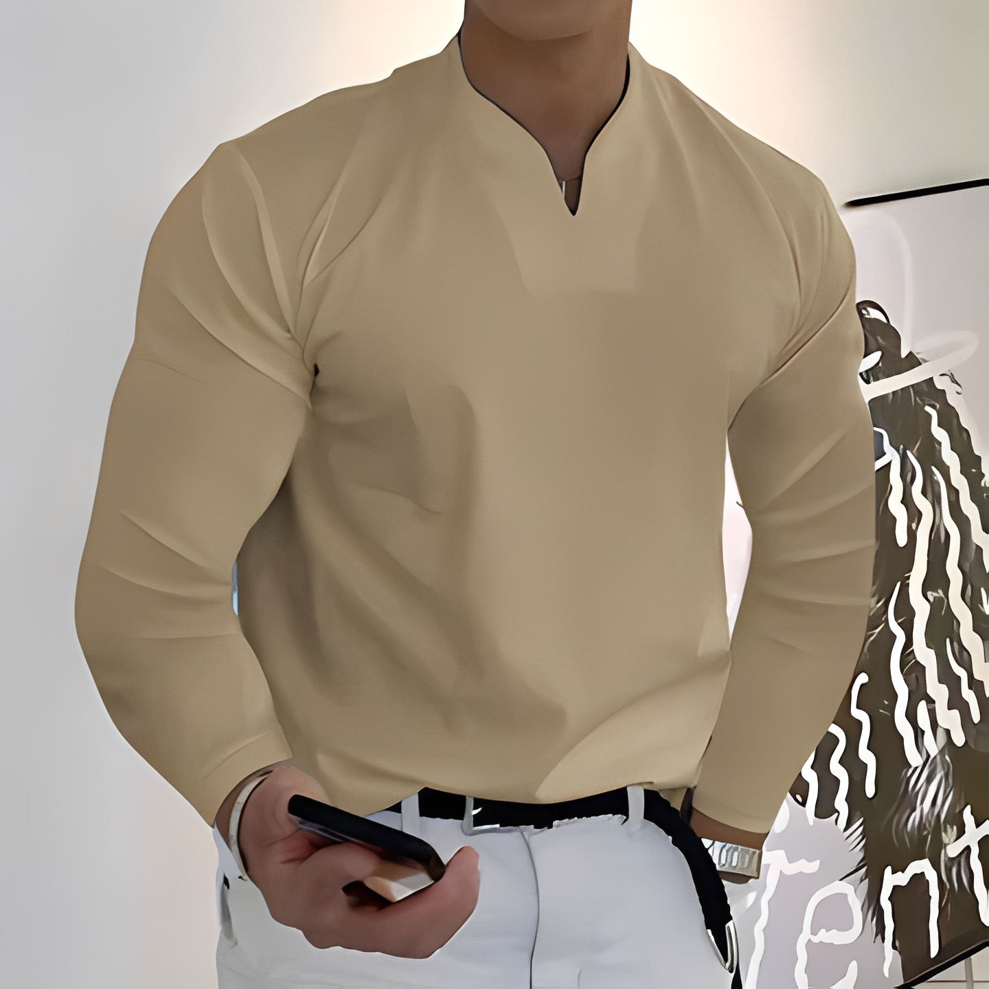 Karlo - Modernes Langarmhemd für Herren